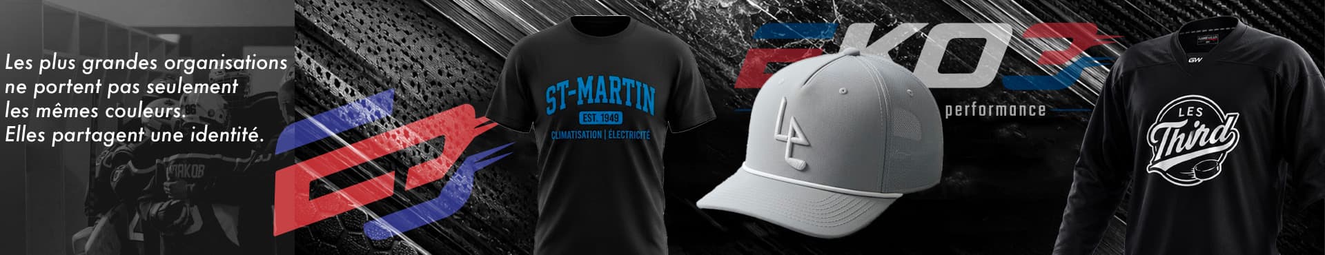 EKO-3 Distribution — Uniformes sportifs et équipements de hockey sur mesure